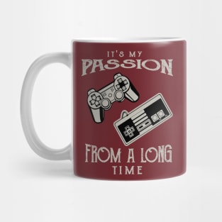 It's My Passion From A Long Time,Old School Gamer Mug